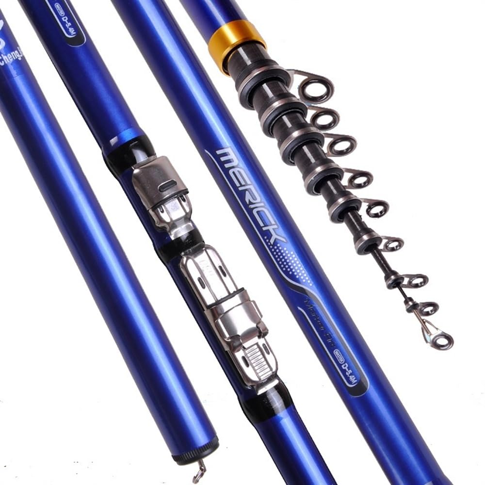 Canne à pêche télescopique 3.6m en carbone pour ne plus rater vos lancers
