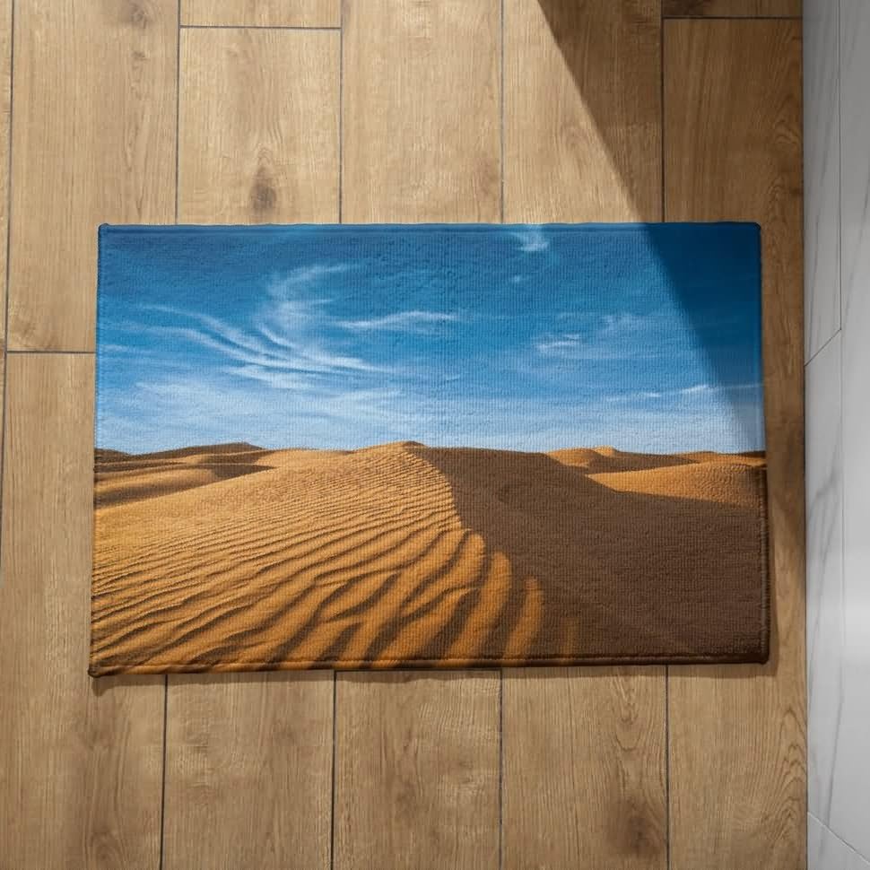 CEVAN Alfombra Puerta Entrada Casa Original Felpudo Entrada Casa Oferta Desierto Alfombra Limpia Zapatos Alfombrilla Antideslizante Pedales 45x75cm