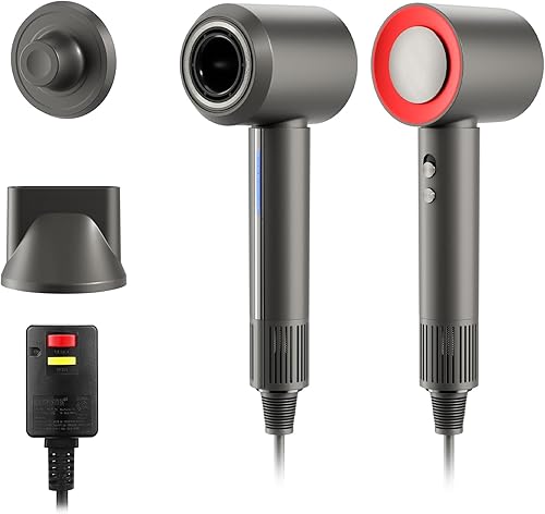 Hair Dryer 150,000 RPM High-Speed Model with 200 Million Negative Ions, Fast-Drying & Portable Travel Hair Dryer, Equipped with Magnetic