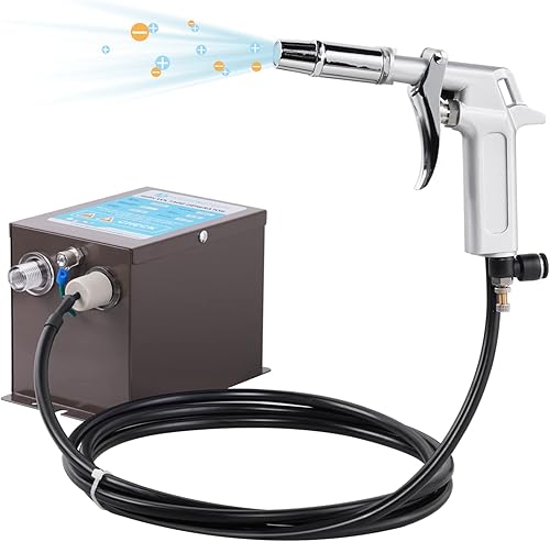 YUCHENGTECH Pistola de aire ionizante, pistola de aire antiestática ionizadora, pistola antiestática, eliminador estático, removedor de electricidad