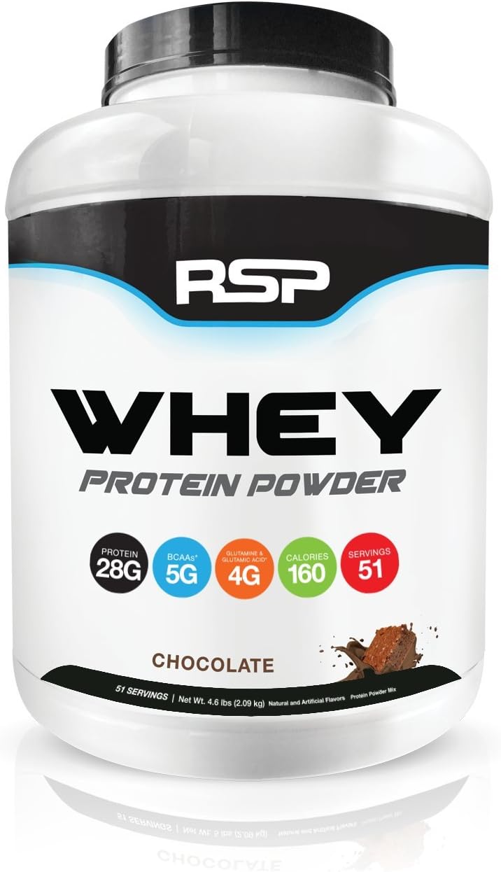 Amazon.com: RSP Whey Protein Powder (5LB) - 27G Premium Whey Protein ...