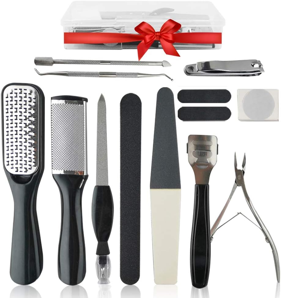 Foot Files for Hard Skin Professional Pedicure Set [Pack of 15] Foot