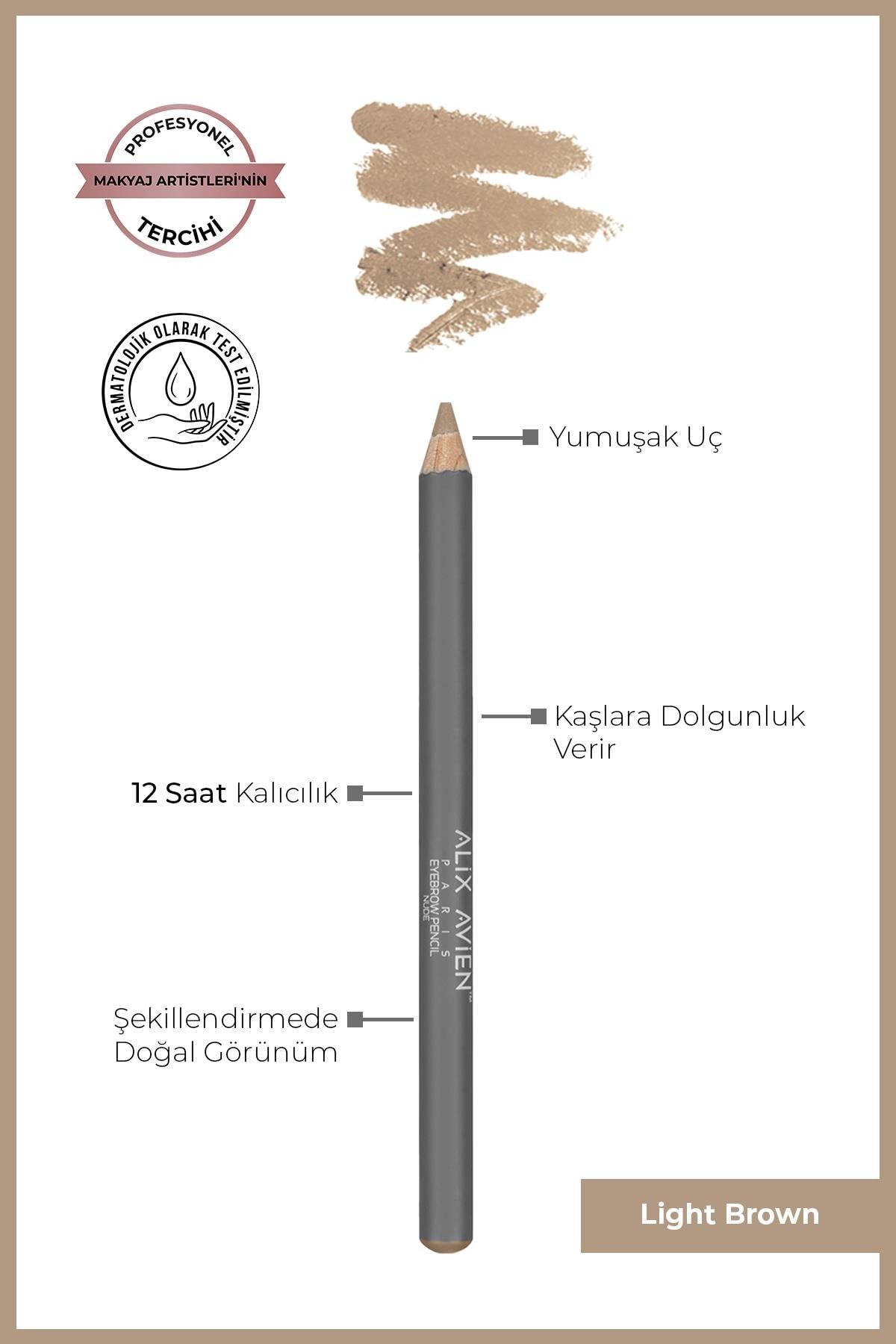 ALIX AVIEN Kaş Kalemi Eyebrow Pencil Nude (3 paketi)