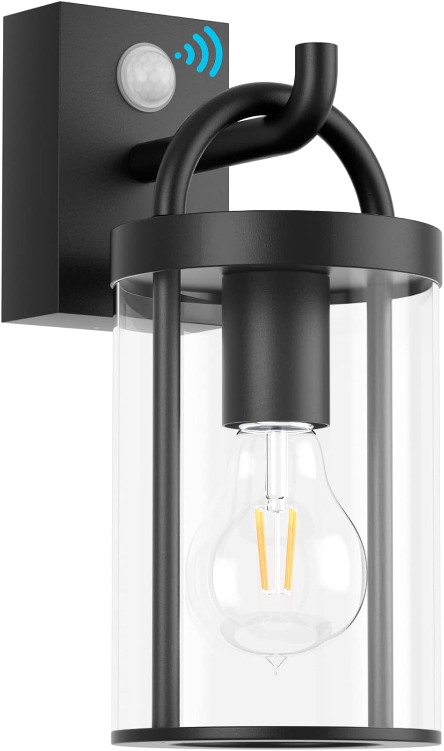 Klighten Outdoor Wall Light Vintage, with Motion Senor, Industrial Wall