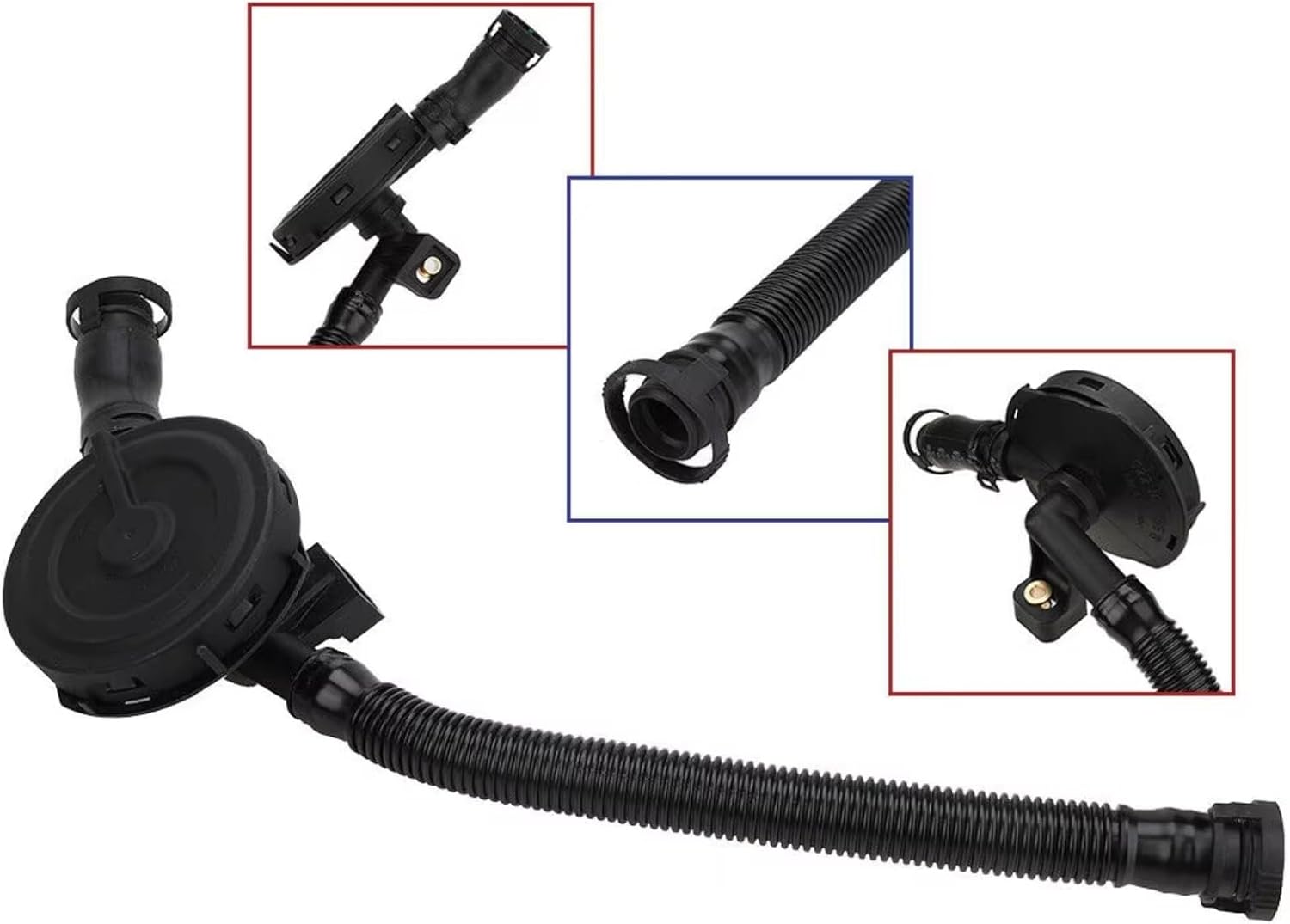 Crank Case Breather Pipe Compatible With Porsche For Cayenne 3.2L V6 2004 2005 2006 Car Crankcase Vent Valve 95511076500 Automobile Crankcase Ventilation PCV Hose