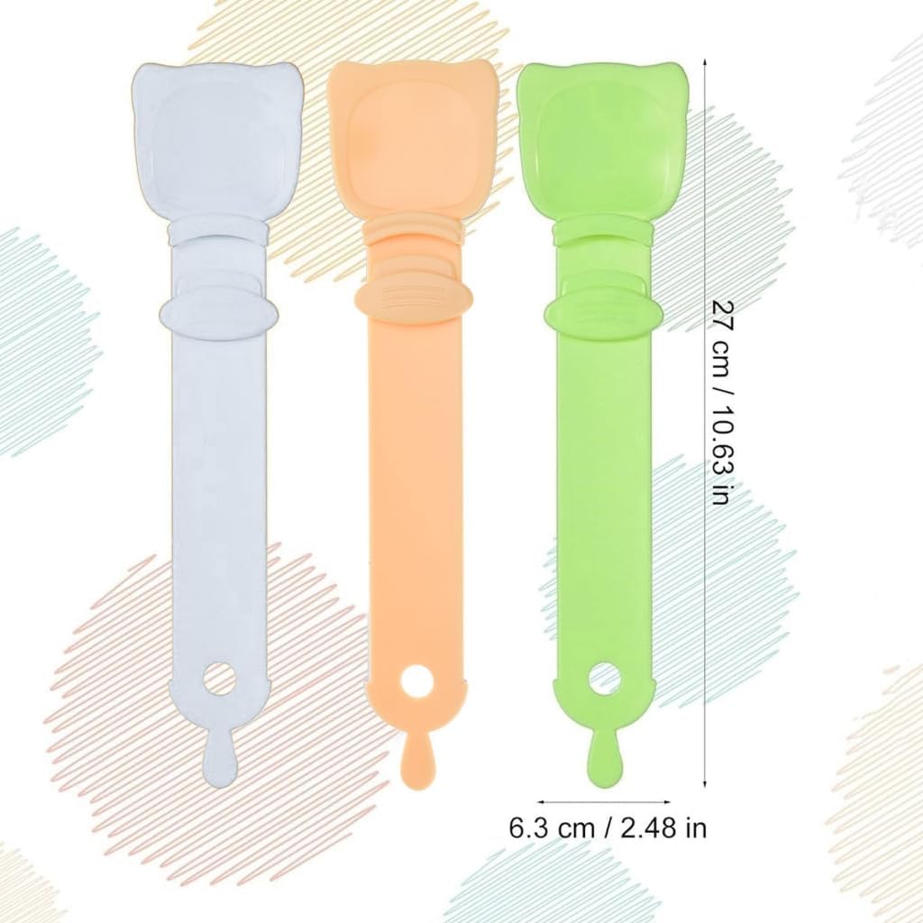 Cat Treat Food Spoon for Dog and Cats Convenient Pet Food Dispenser Cat Wet Food Feeding Scoops for Squeeze Food Storage image 5