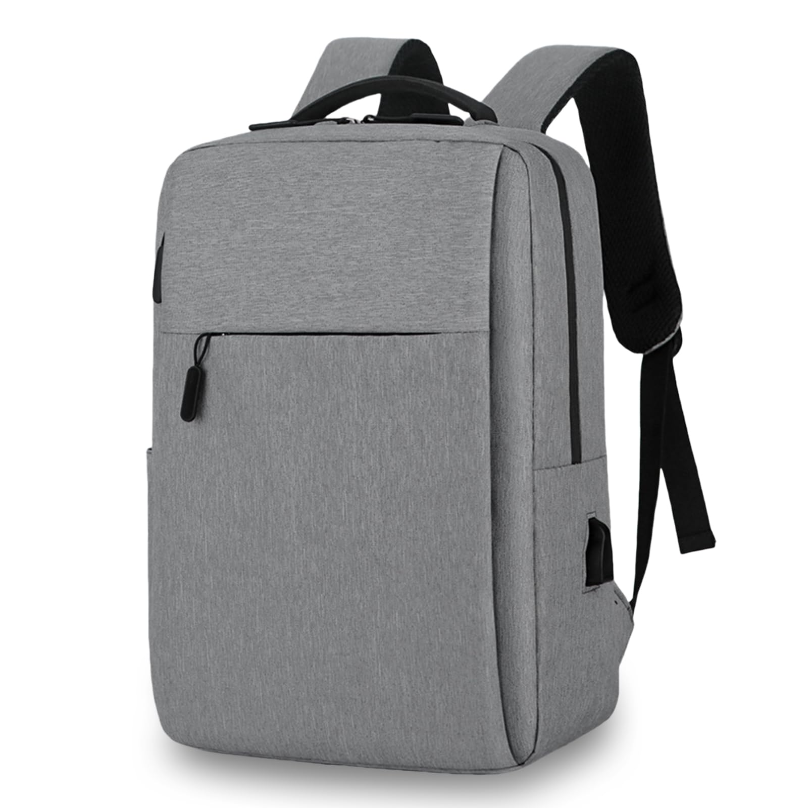 Aucuu Zaino Porta PC, 15.6" Uomo Laptop Borsa per PC Portatile, Zaino per Laptop con Tasche Multiple, Zaini Impermeabile da Uomo, per Scuola, Lavoro, Viaggio