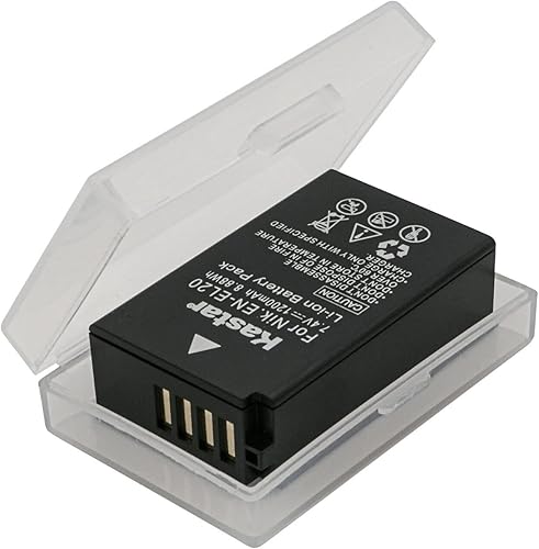 Miniatura 2 de Kastar Paquete de 1 batería y cargador de pared de CA de repuesto para cámara Nikon Blackmagic Pocket Cinema Camera, Coolpix P950, Nikon Coolpix