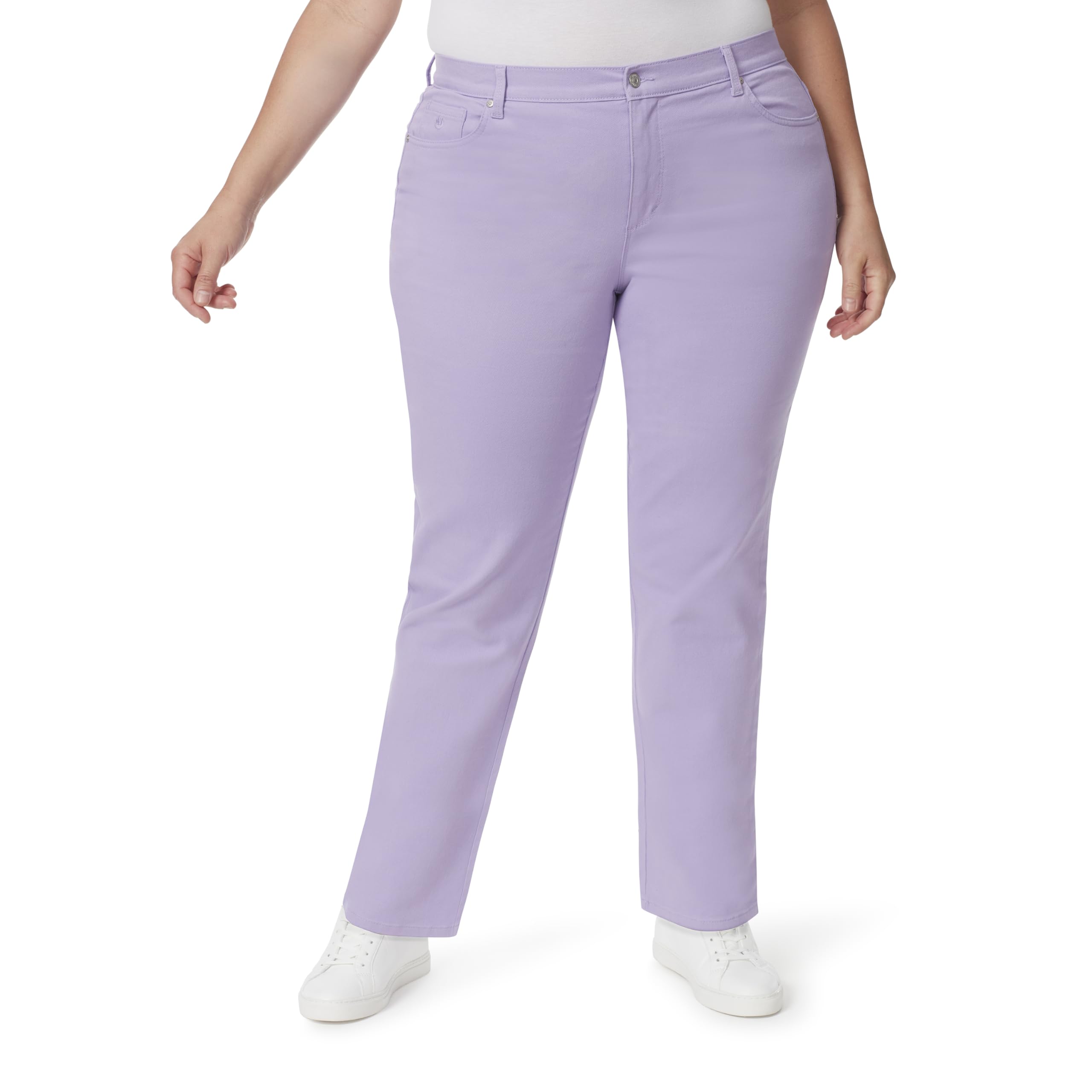 Gloria Vanderbilt Womens Amanda Classic High Rise Tapered Jean Petite