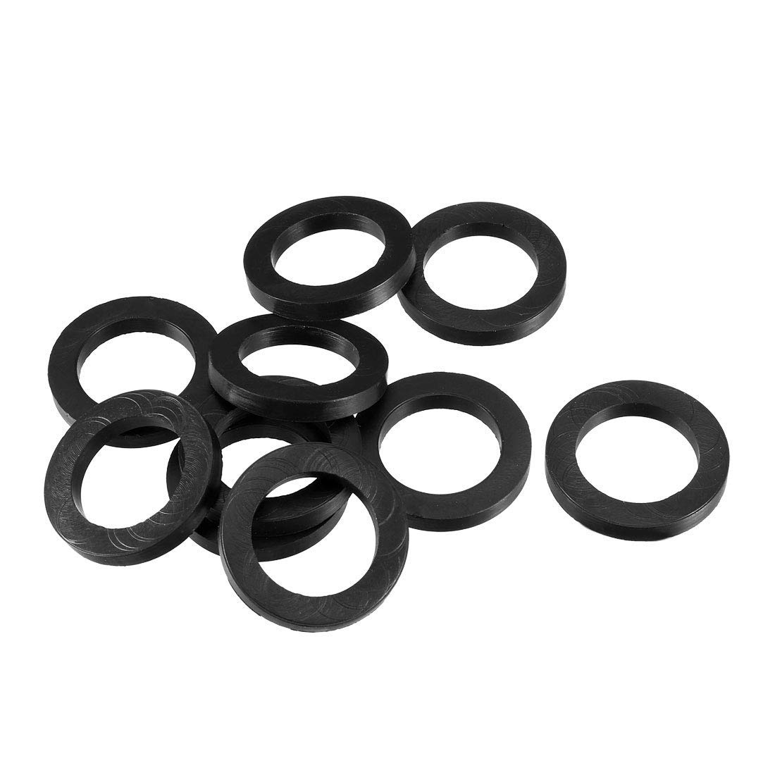 TOP-VIGOR 10Pcs Rubber Flat Washers