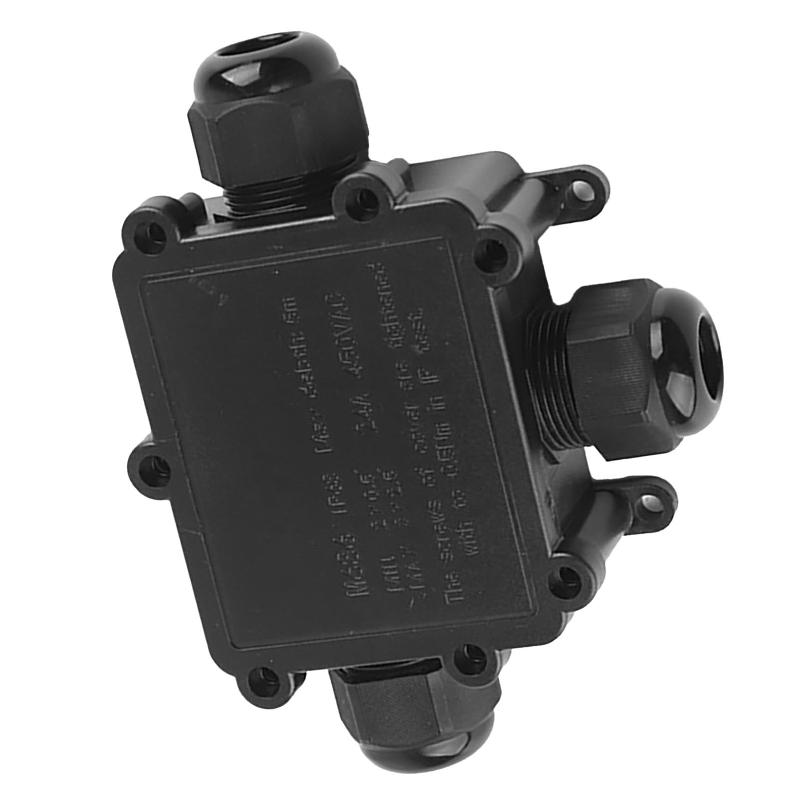 Boîte de Jonction IP68 M686 pour une Utilisation Extérieure - Boîte à Bornes électriques à 3 Voies et Connecteur de Câble d'atterrissage pour les Applications d'éclairage Extérieur, (T)