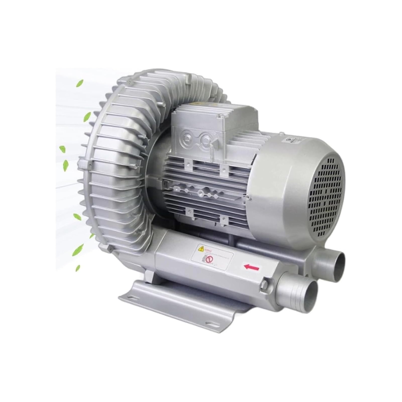 Genérico Soplador de Anillo de vórtice Industrial regenerativo, Ventilador centrífugo de vórtice Potente, Bomba de vacío de Gran Flujo de Aire de 120 W a 7500 W para aireación de estanques de acuicul