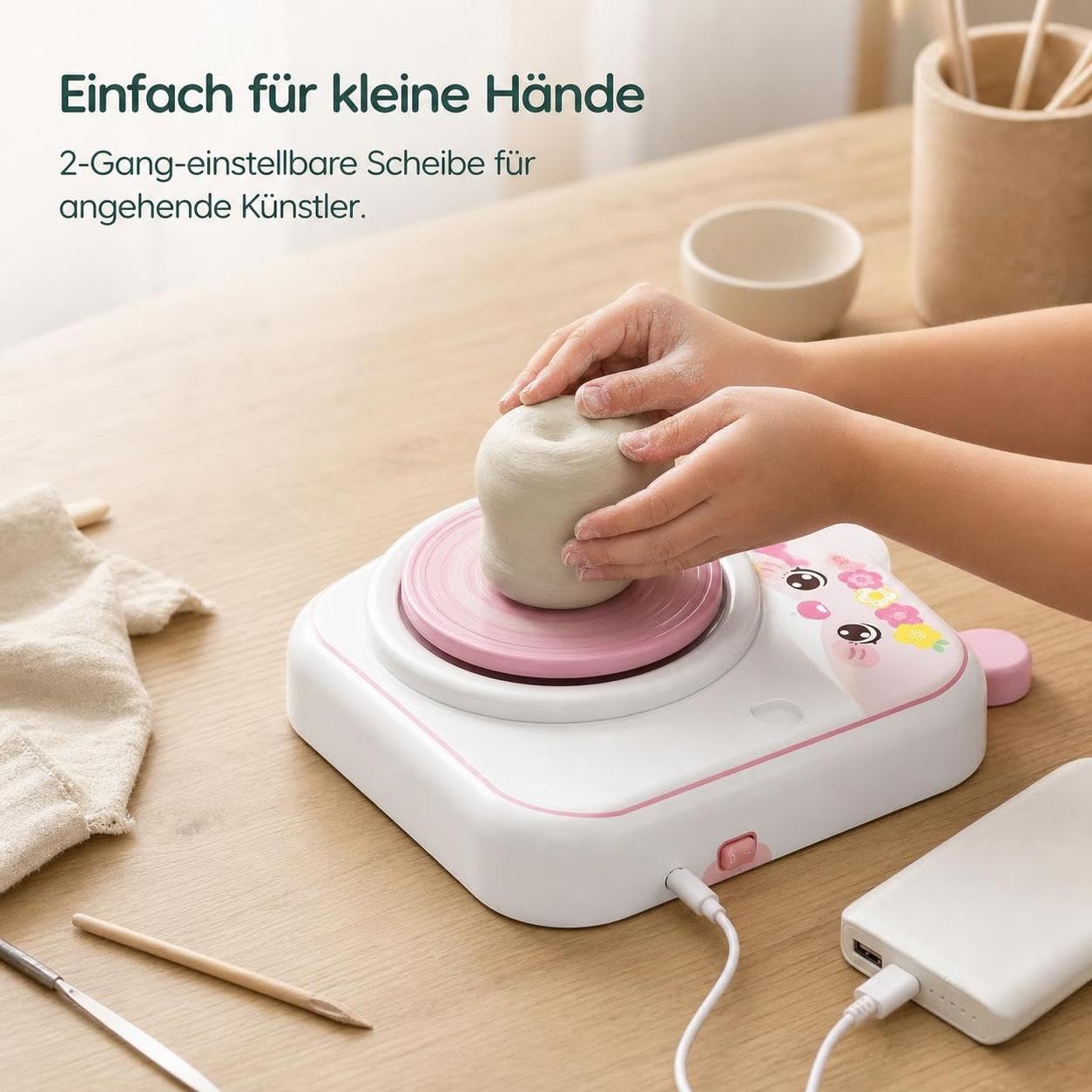 YWJLQH rad elektrisch für, Komplettes set mit Ton und USB-Anschluss, ton