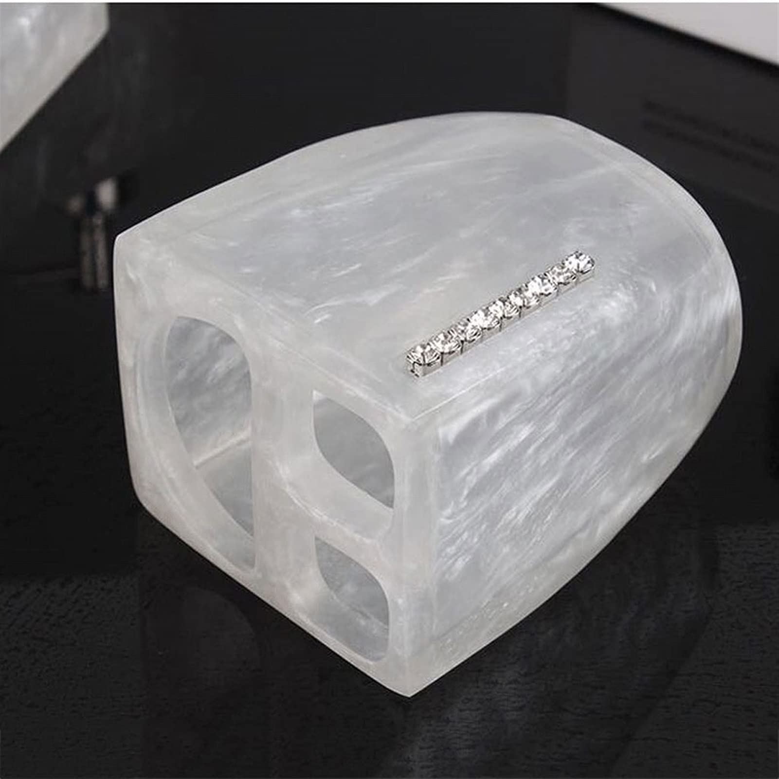 Juego de 5 accesorios de baño con tachuelas de diamante, kit de suministros de baño, dispensador de jabón, soporte para cepillo de dientes, jabonera y juego de tazas de jabón
