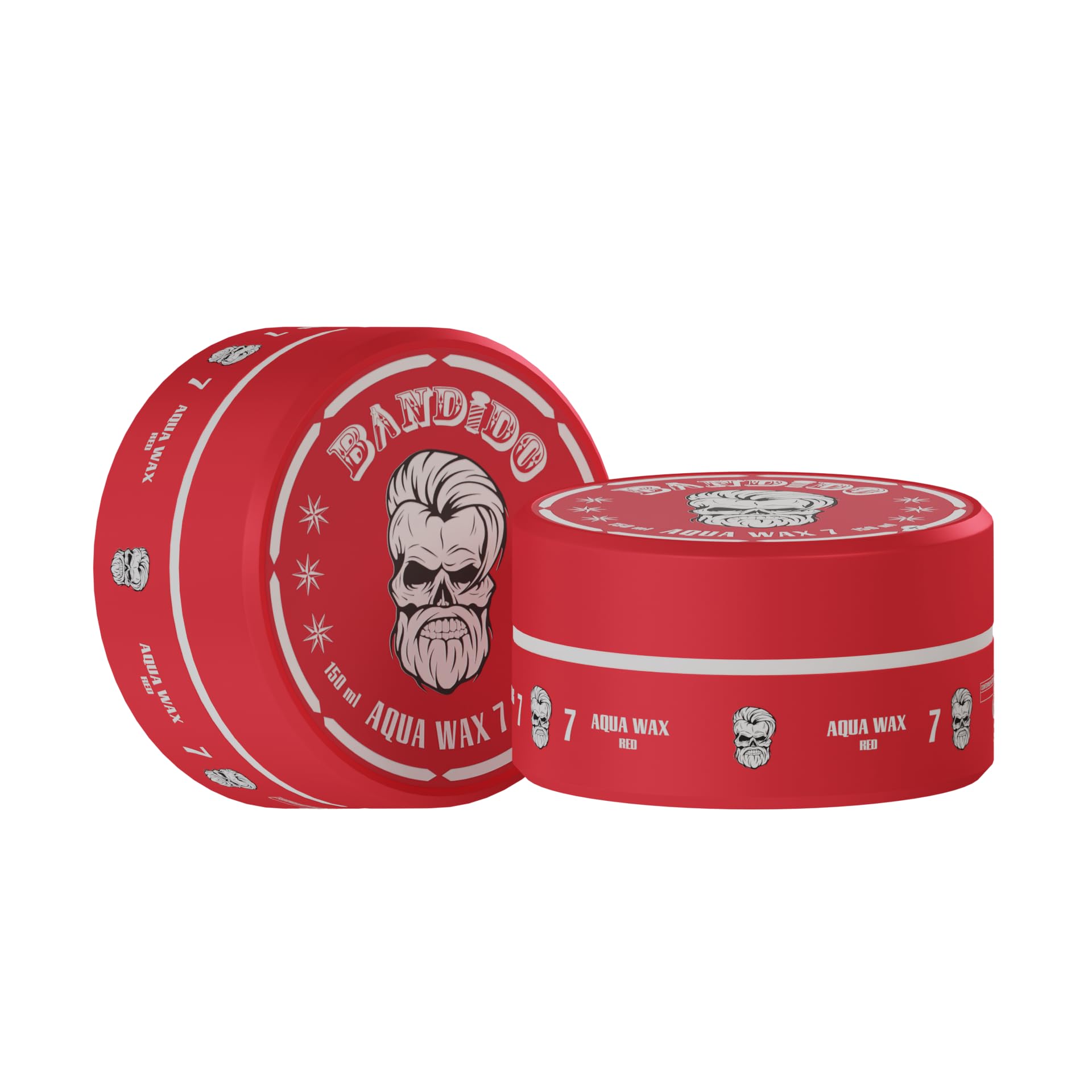 Bandido Aqua Hair Wax N. 7 Red 150 ml | Gel per capelli | Cera per capelli con profumo fruttato e forte tenuta