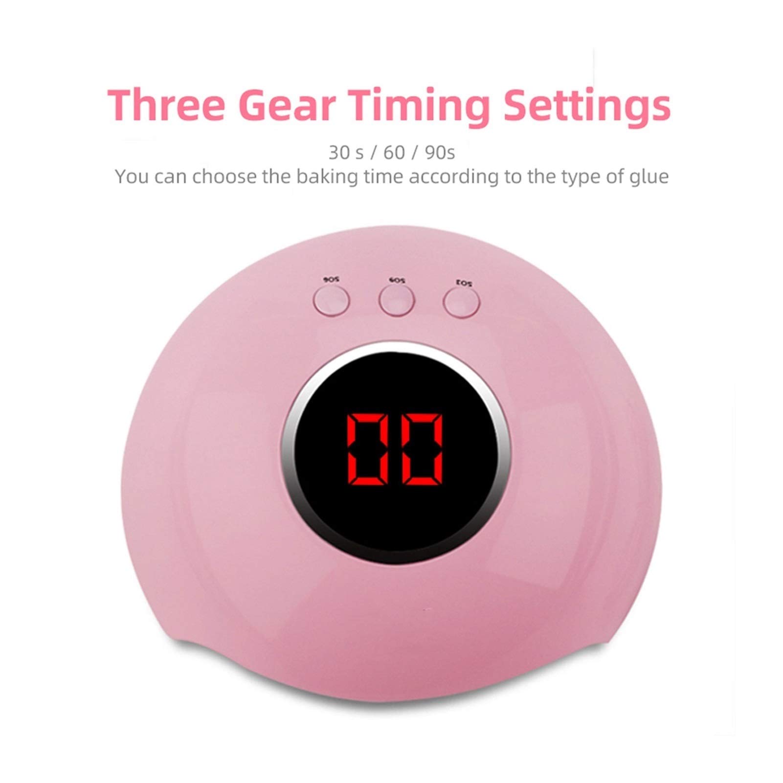 Lampade per Unghie, Asciuga Unghie for Smalto Gel Lampada polimerizzante da 36 W con sensore 3 Timer