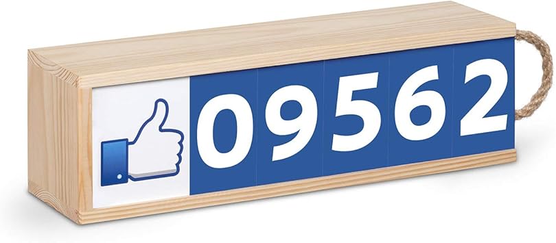 Physical Counter Shows Online Facebook Likes Springwise