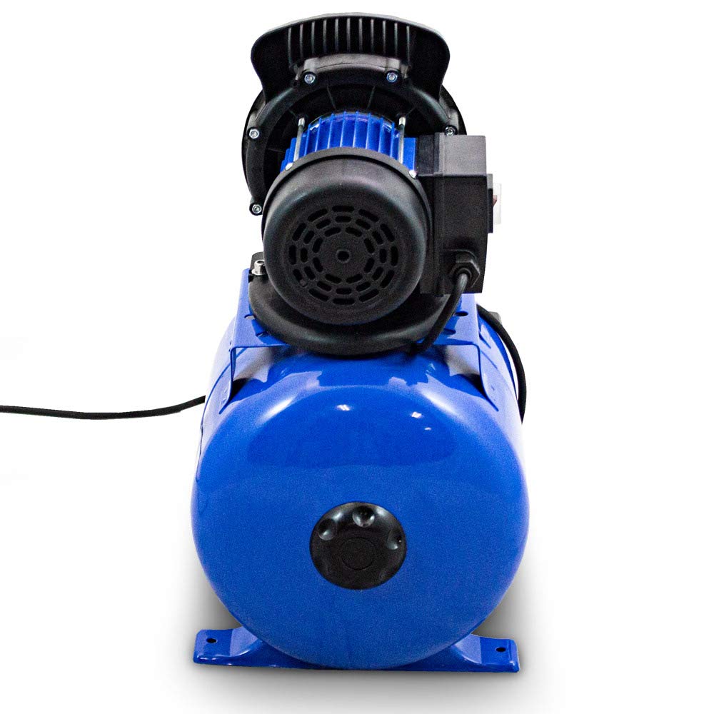 Bituxx Hauswasserwerk Wasserpumpe Gartenpumpe Bewässerungspumpe Stahl Kessel 1200W 3800L/H