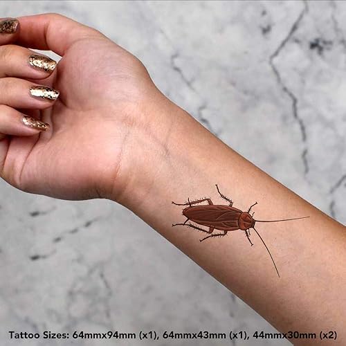 Miniatura 2 de 4 tatuajes temporales de cucaracha (TO00041431)