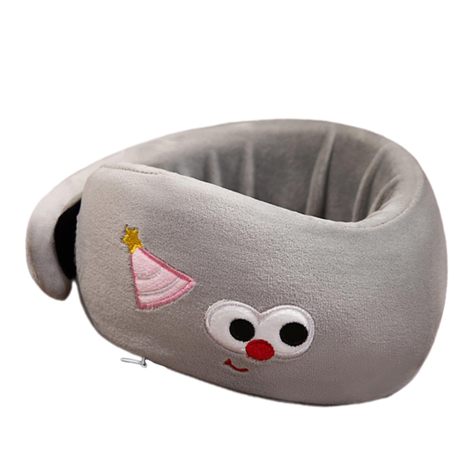 Tsophreniq Cartoon Ushaped Neck Pillow Plushes Travel Pillow Toy for Travel Comfort Neck in Airplanes or Car Memory Foam