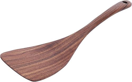 Espátula de madera Wok Espátula de cocina Utensilios de Madeira Espátula de madera Turner sartén antiadherente Pala Mango largo Utensilios de cocina