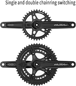 DURA-ACE クランク　165 チェーンリング50付 Amazon.co.jp: 中空統合ロードバイク クランクセット ダブルチェーン