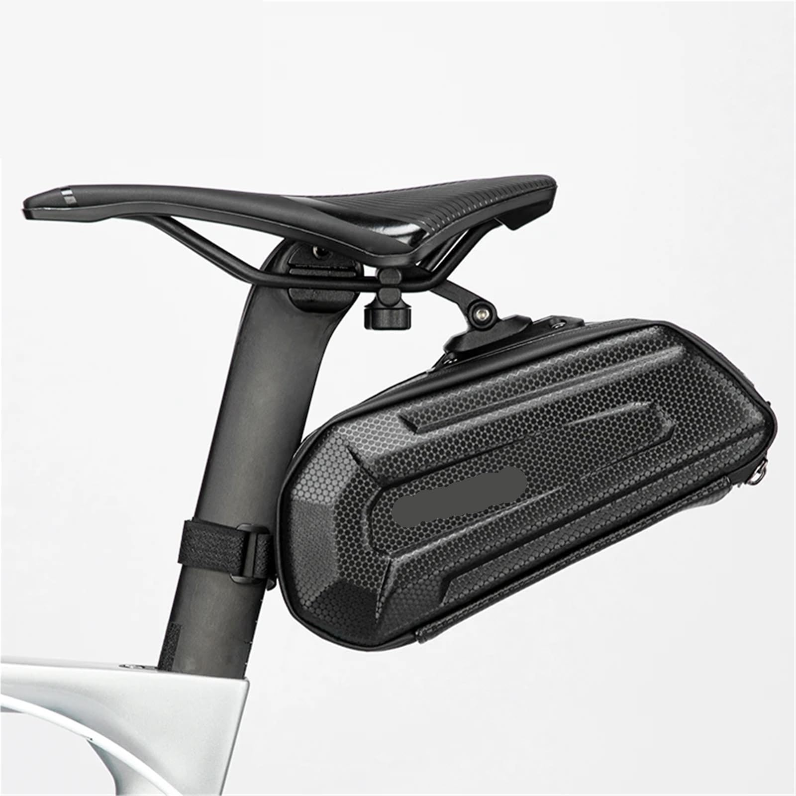 Borsa Da Sella Bici Borsa for bicicletta da 1,7 l, impermeabile, posteriore, grande capacità, reggisella a sgancio rapido, antiurto, doppia cerniera, accessori