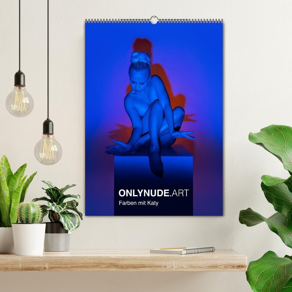 ONLYNUDE.ART – Farben mit Katy (Wandkalender 2027 DIN A2 hoch), CALVENDO Monatskalender: Akt Farben mit Katy (CALVENDO Erotik)