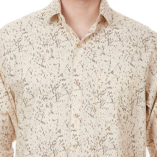 Image of TAHVO Men's Regular Fit Long Sleeves Cotton Formal Shirt