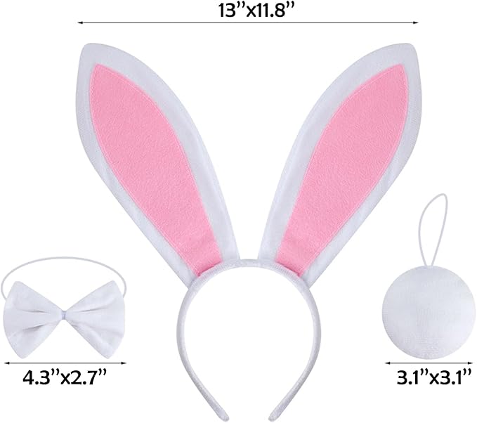 Diadema de Conejito de Pascua para Perro - 3 Piezas para Mascotas Pequeñas y Medianas miniatura 2