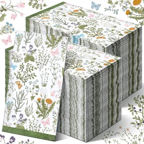 Seajan 200 Pcs Disposable Hand Towels for Bathroom Paper