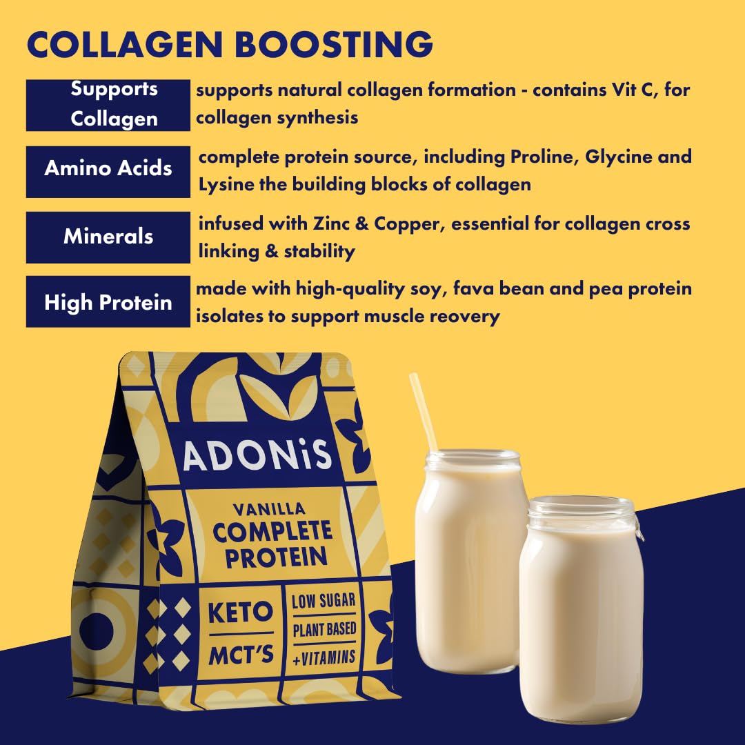 ADONiS Shake protéiné cétogène – Saveur de chocolat crémeux | Poudre de protéine à faible teneur en glucides pour la construction musculaire et la récupération | Parfait pour le régime cétogène et le