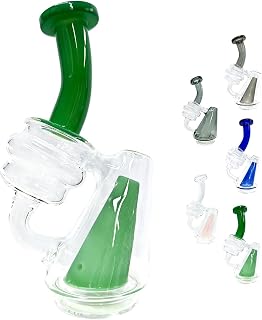 Glass Attachment Accessories, Replacement Top for P*ak and Pro,Elegant Glass Seasoning Bottle Containers for Kitchen Cooking (Green)