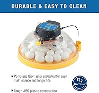 Vista 5 de Brinsea Maxi II Eco Incubadora manual de huevos con control electrónico de temperatura, circulación de aire asistida por ventilador para incubar 30