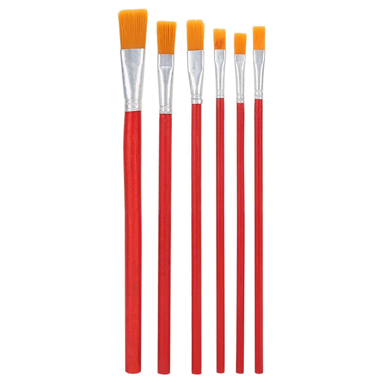 30 pennelli per pittura ad acquerello, pennelli per artisti, spazzole per capelli in nylon di plastica
