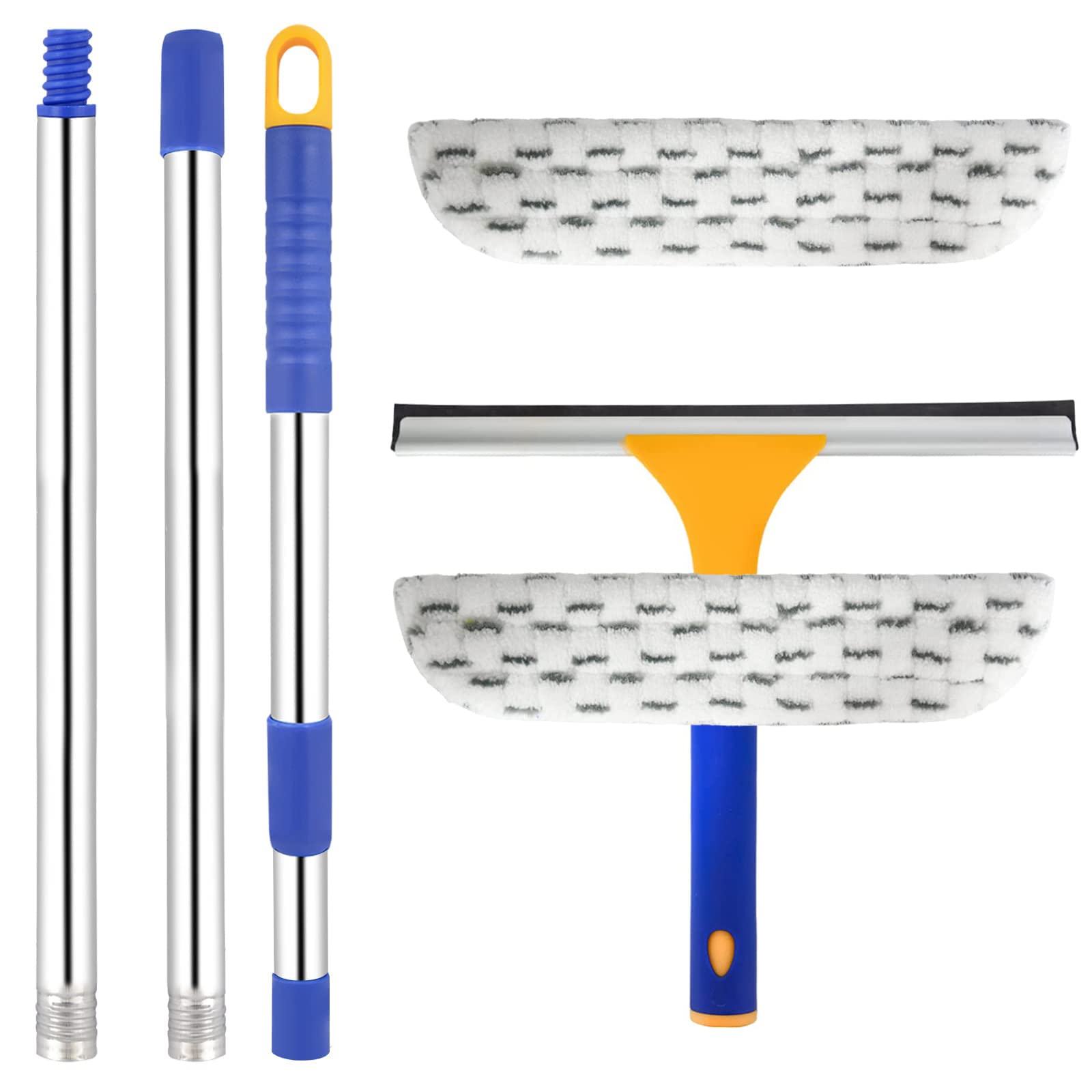 Buy BITOPE Professional Long Handle Window Squeegee,2in1 Window