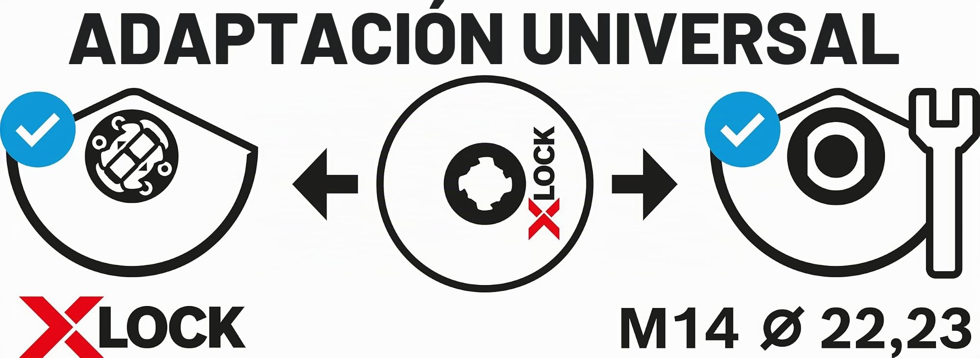 Bosch Professional Best - Disco de corte de diamante (universal, X-LOCK, Ø125 mm, diámetro del orificio: 22.23 mm, anchura de corte de 2.4 mm)