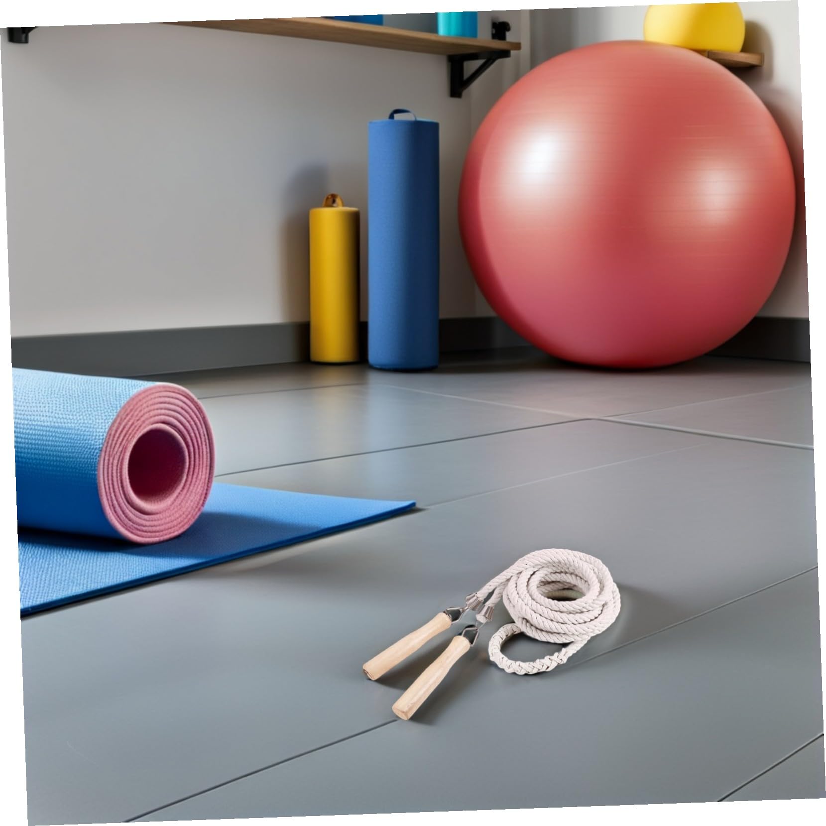 ifundom 2piezas Cuerda Para Saltar Larga Trenzada De Algodón Para Equipo Multijugador Para Actividades Al Aire Fitness y Grupales