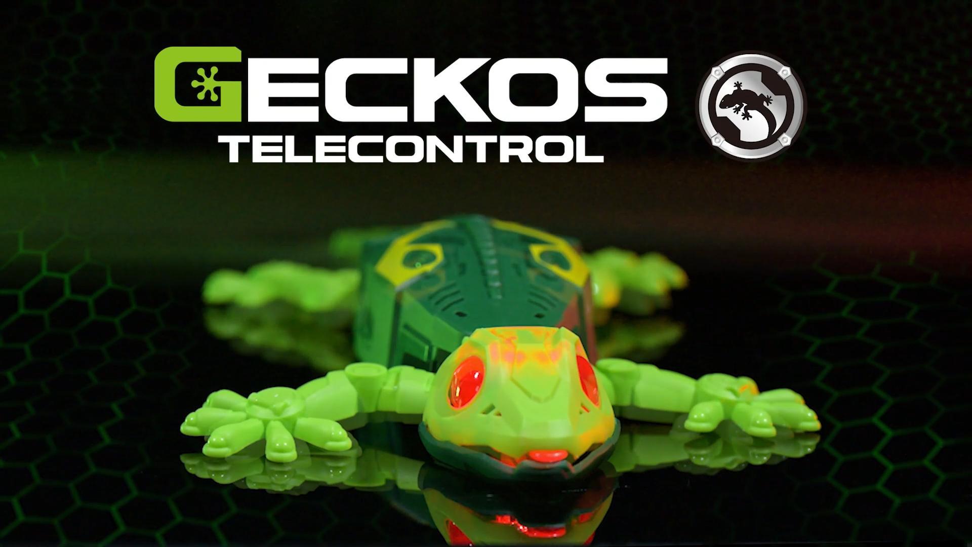 Kssvzz Gecko Radiocommandé, Lezard Télécommandé Avec Yeux LED Lumineux