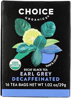 Choice Organic, Decaf Earl Grey, 16 ct