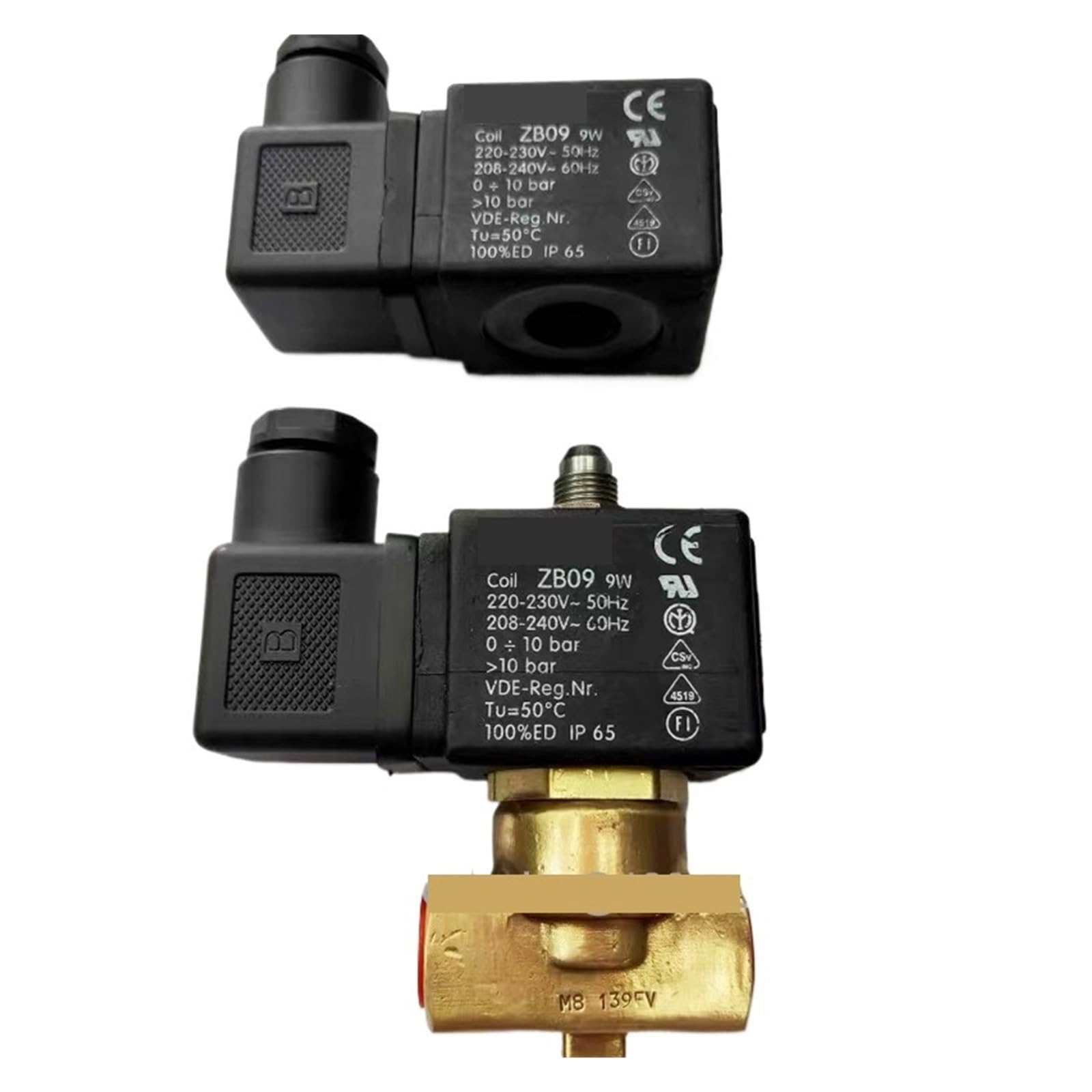RCGKNNMUZ 1PCS Solenoid Valve VE139FV M8 139FV Coil ZB09