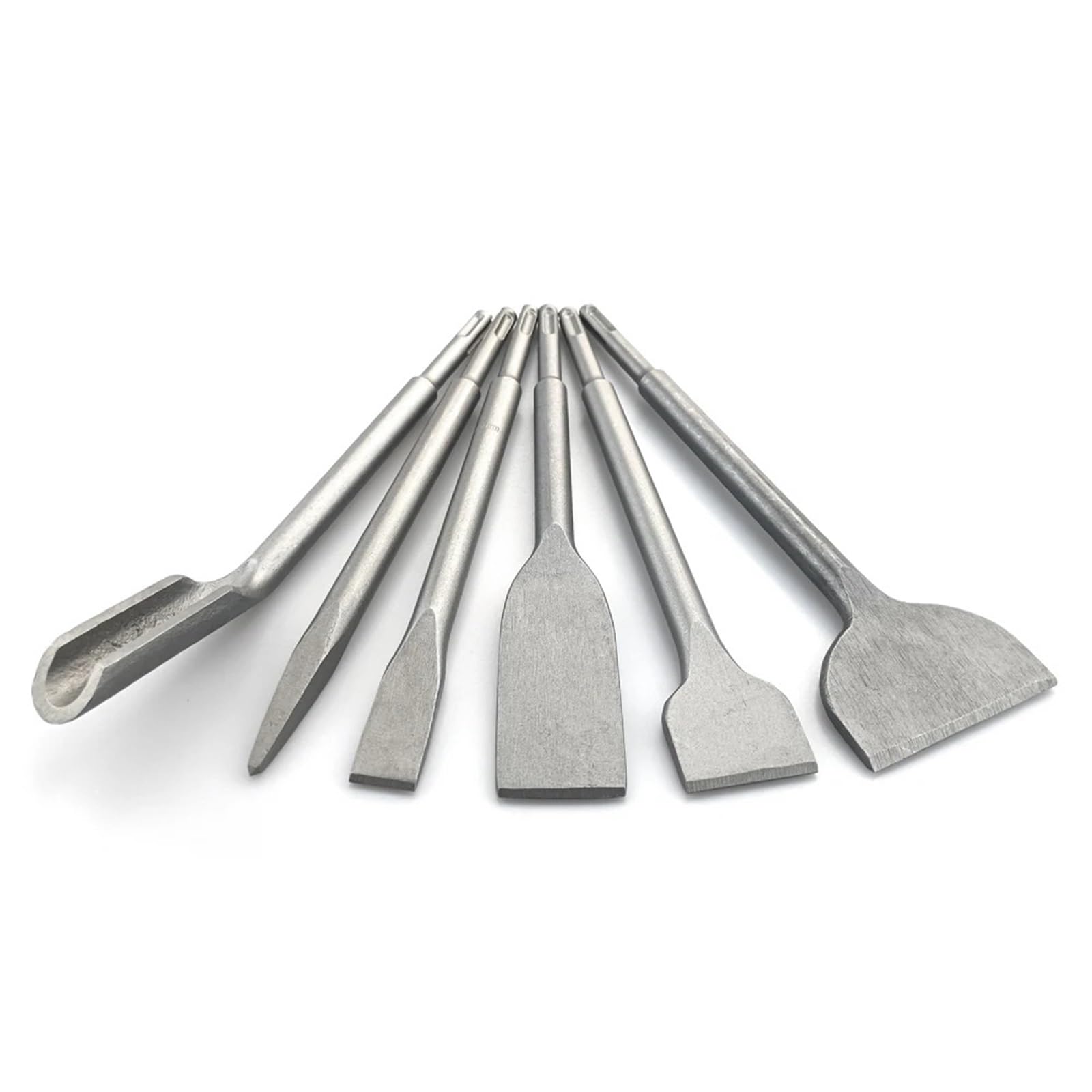 Set di Scalpelli Set di scalpelli con Gambo for Trapano a percussione, scalpello Piatto, Utensili for muratura for Cemento, Mattoni, Muro, Roccia, 250 mm(3PCS Chisels)