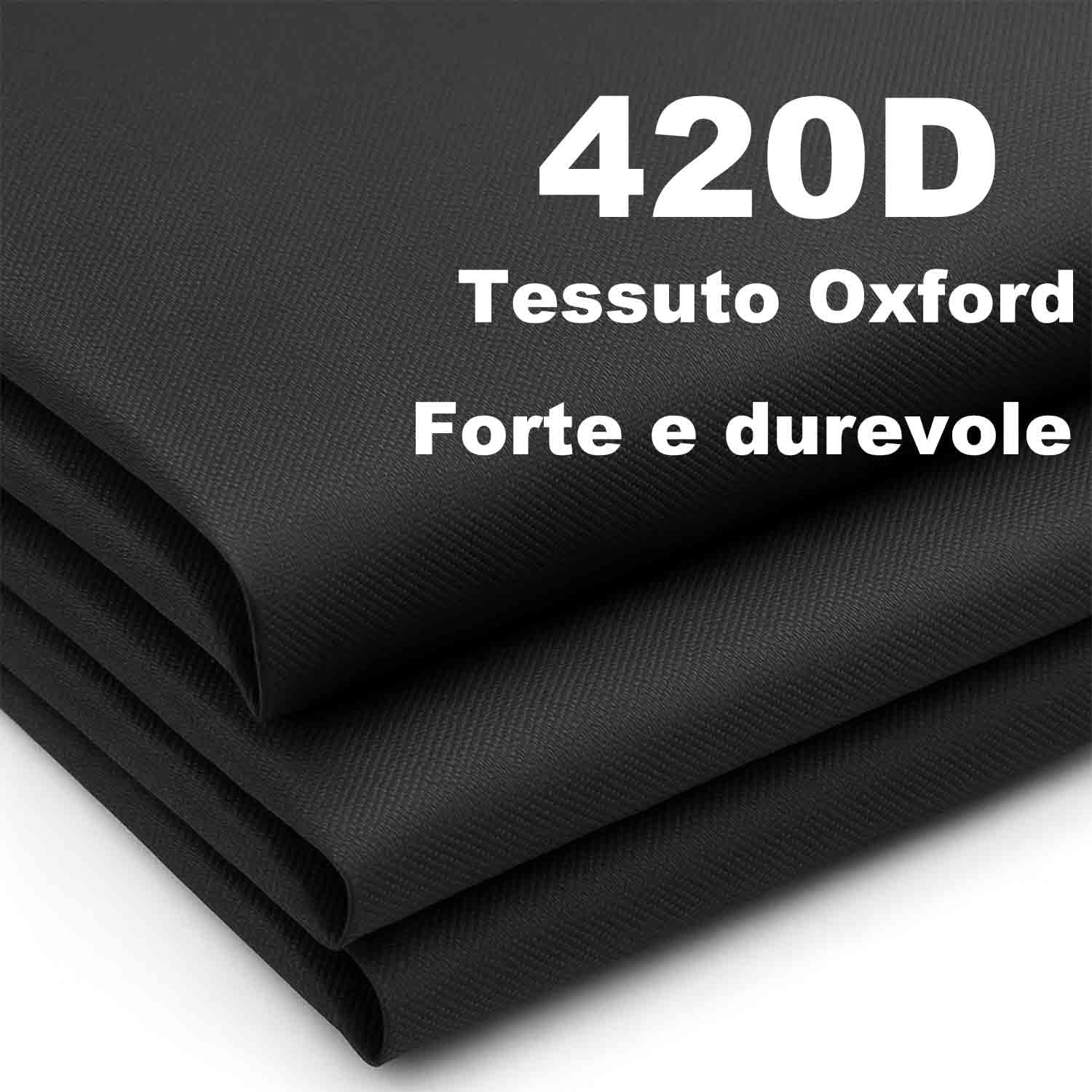 Housse de Climatiseur Extérieur Noire, Couvercle de Climatiseur en Tissu Oxford 420D Imperméable Anti-poussière Antineige, Protection Solaire Universelle 96*40*70cm
