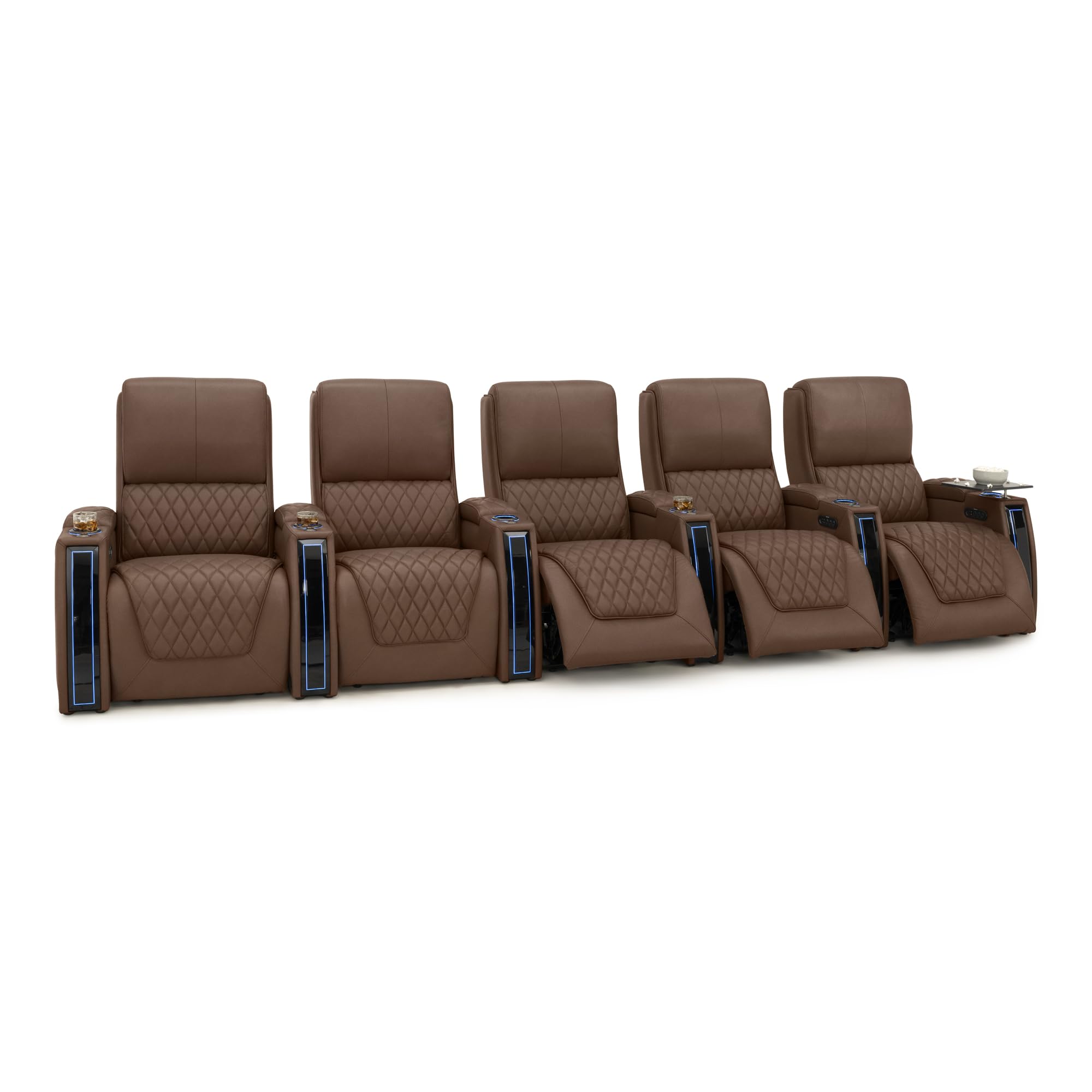 Seatcraft Apex Home Theater Seating Tobacco Row of 5