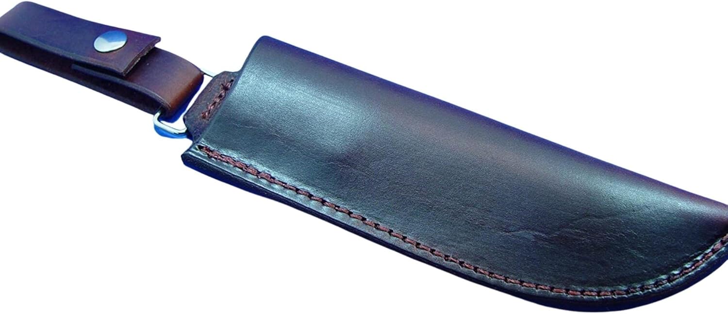 BK 2 and the BK 10 Dangler Strap Can Be Removed and Sheath Worn Like a Ordinary Right Hand Carry Sheath. The Sheath Is Made Out of 10 Ounce Water Buffalo Hide Leather. The Water Buffalo Leather Is Very Soft Durable and Pliable. The Sheath Is Dyed Dark Brown. This Is for Sheath Only Knife Not Included.