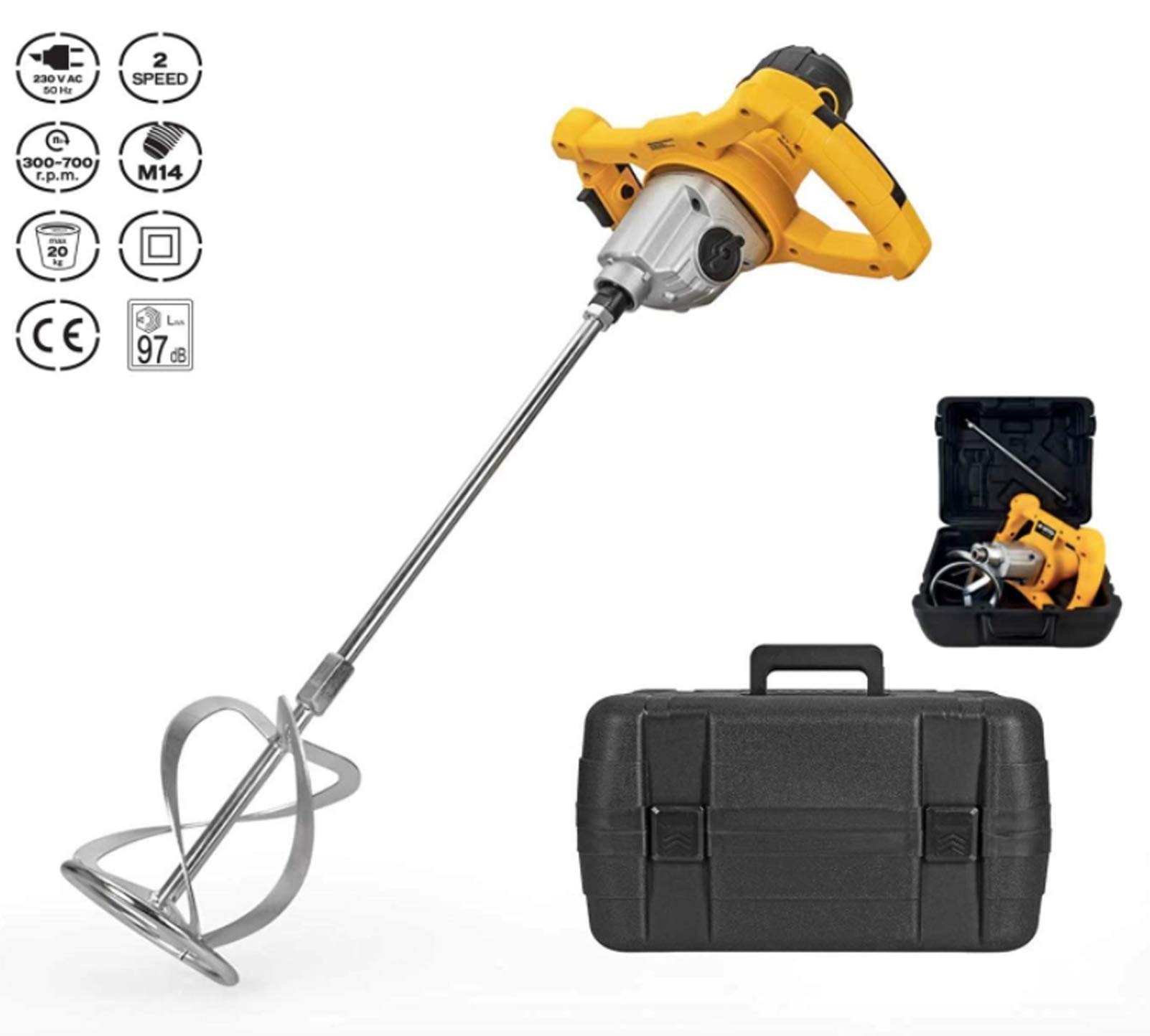Mezcladora de Cemento Twister Mix 1400 Vito Pro-Power