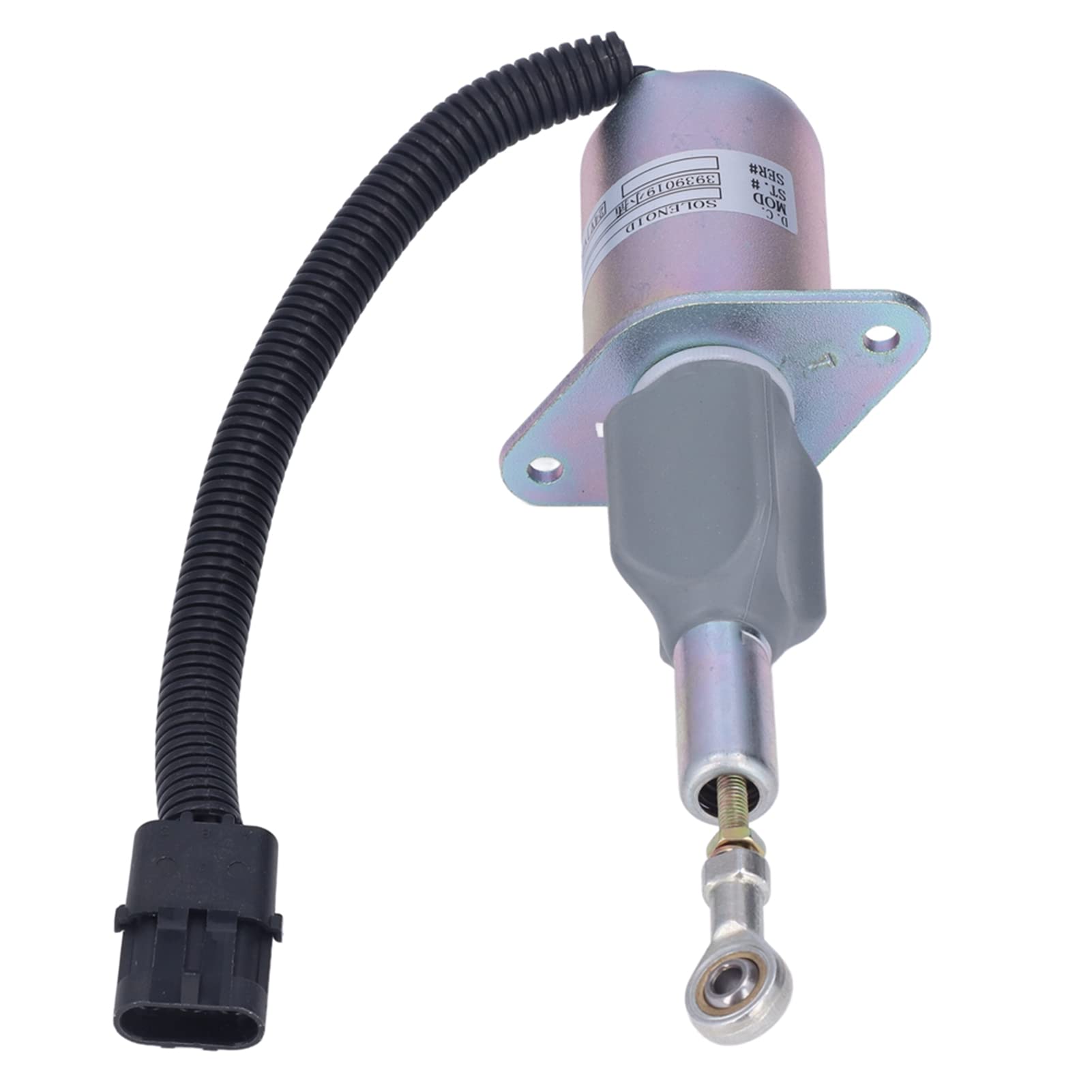 Fafeicy Zawór Elektromagnetyczny Płomienia 24V 3939019 Elektromagnes Odcinający dla S205 S220 S300 S450 Ładowarka o Sterowaniu Burtowym, z Materiałem ABS i Standardowym Rozmiarem