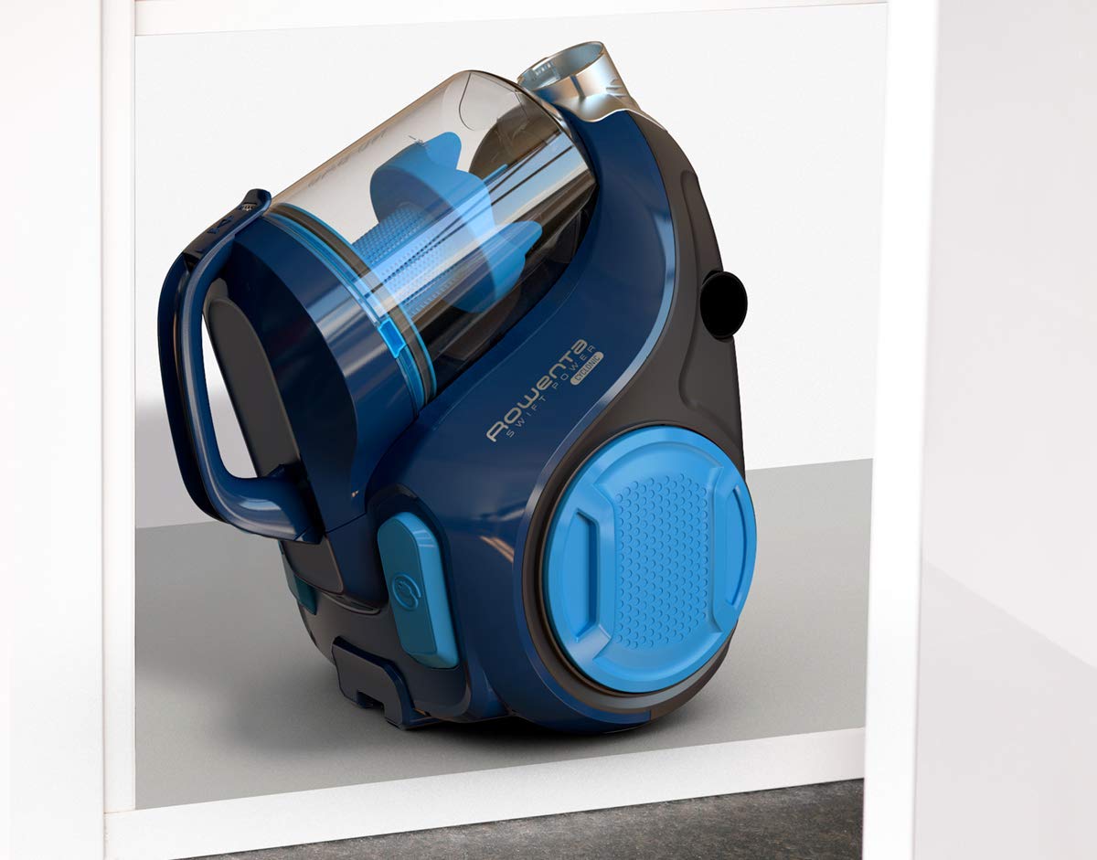 Rowenta Swift Power Cyclonic Home & Car RO2981 aspiradora sin Bolsa, Sistema ciclónico, depósito 1.5 L (Reacondicionado)