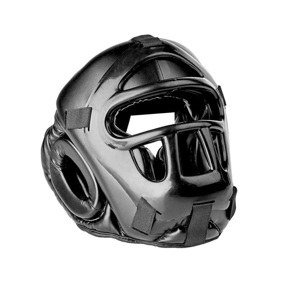 Head Guard Gril Helmet Boxing Headguards Martial Arts Gear Kick Pad Mma Ufc Maxx (Small, Black)
