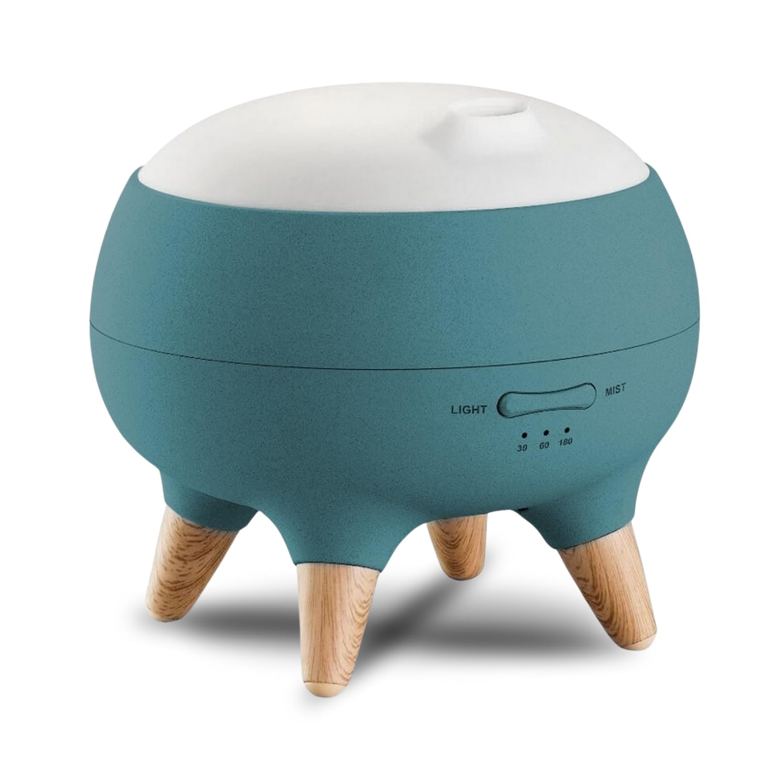 Zen’Arôme Diffuseur Huile Essentielle Julio, Diffuseur Ultrasonique Aromathérapie à Froid, Diffuseur Électrique de Parfum, 2 Modes de Diffusion et Fonction Minuterie, Éclairage LED, Design Original